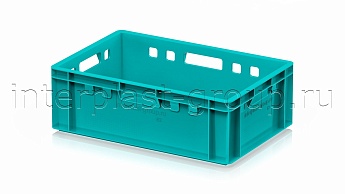 Ящик для мяса и колбасных изделий Е-2 бирюзовый в Каменск-Шахтинском