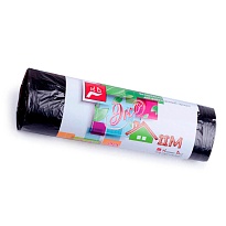 Мешки для мусора 30 л, черные, в рулоне 20 шт., ПНД, 6 мкм, 600х500 мм, Концепция Быта ЭкоДом, 601348 в Каменск-Шахтинском