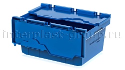 Вкладываемый контейнер KV 6427 с распашной крышкой голубой