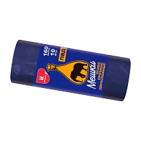 Мешки для мусора 160 л, синие, рулон 10 шт., ПВД, 35 мкм, 1100х900 мм, Уфа Пак, МВ1755 (МВ 160-10ср) в Каменск-Шахтинском Мешки для мусора 160 л, синие, рулон 10 шт., ПВД, 35 мкм, 1100х900 мм, Уфа Пак, МВ1755 (МВ 160-10ср) в Каменск-Шахтинском