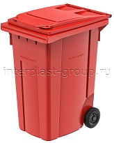Мусорный контейнер 360 л красный 360 красный в Каменск-Шахтинском Мусорный контейнер 360 л красный 360 красный в Каменск-Шахтинском