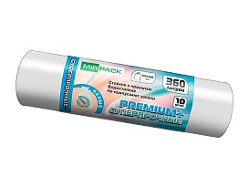 Мешки для мусора 360 л, белые, в рулоне 10 шт., ПВД 65 мкм, 1400х1000 мм, PREMIUM+, 3601015302 в Каменск-Шахтинском