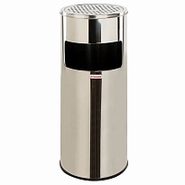 Урна с пепельницей 27 л, нержавеющая сталь, зеркальная, LAIMA PROFESSIONAL в Каменск-Шахтинском