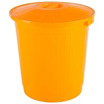 Мусорный бак с крышкой 80 л желтый 80 желтый в Каменск-Шахтинском Мусорный бак с крышкой 80 л желтый 80 желтый в Каменск-Шахтинском