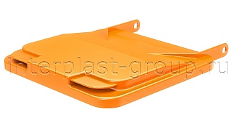 Комплект крышки для контейнера 120 л. оранжевая  оранжевый в Каменск-Шахтинском