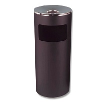 Урна металлическая с пепельницей, Титан, 29 л, черная, оцинкованная сталь в Каменск-Шахтинском