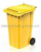 Контейнер для мусора 240 л желтый облегченный 240 желтый в Каменск-Шахтинском