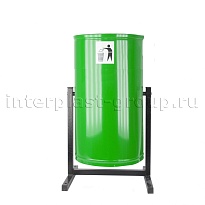 Урна уличная металлическая 21 л круглая зеленая в Каменск-Шахтинском
