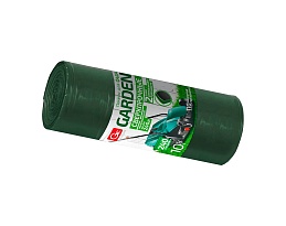 Мешки для мусора 240 л, двухслойные, зеленый, в рулоне 10 шт., ПВД 35 мкм, 1400х1100 мм, GRIFON PROFF GARDEN, 101-520 в Каменск-Шахтинском