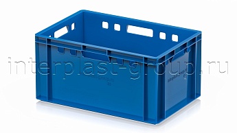 Ящик для мяса и колбасных изделий Е-3 голубой в Каменск-Шахтинском Ящик для мяса и колбасных изделий Е-3 голубой в Каменск-Шахтинском