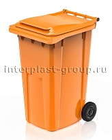 Контейнер для мусора 240 л оранжевый облегченный 240 оранжевый в Каменск-Шахтинском Контейнер для мусора 240 л оранжевый облегченный 240 оранжевый в Каменск-Шахтинском