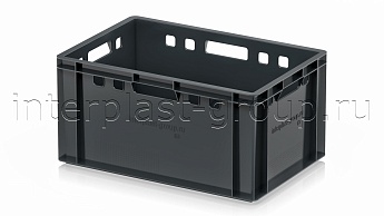 Ящик для мяса и колбасных изделий Е-3 темно-серый в Каменск-Шахтинском