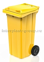 Мусорный контейнер 120 л желтый 120 желтый в Каменск-Шахтинском