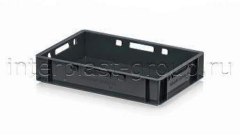 Ящик для мяса и колбасных изделий Е-1 темно-серый в Каменск-Шахтинском