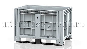 Контейнер iBox сплошной на полозьях с пробкой 1 дюйм серый в Каменск-Шахтинском Контейнер iBox сплошной на полозьях с пробкой 1 дюйм серый в Каменск-Шахтинском