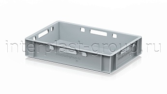 Ящик для мяса и колбасных изделий Е-1 серый в Каменск-Шахтинском Ящик для мяса и колбасных изделий Е-1 серый в Каменск-Шахтинском