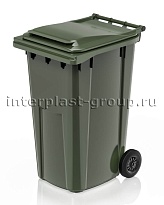 Контейнер для мусора 240 л зеленый облегченный 240 зеленый в Каменск-Шахтинском