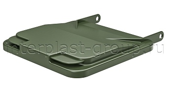 Комплект крышки для контейнера 120 л. зеленая зеленый в Каменск-Шахтинском Комплект крышки для контейнера 120 л. зеленая зеленый в Каменск-Шахтинском